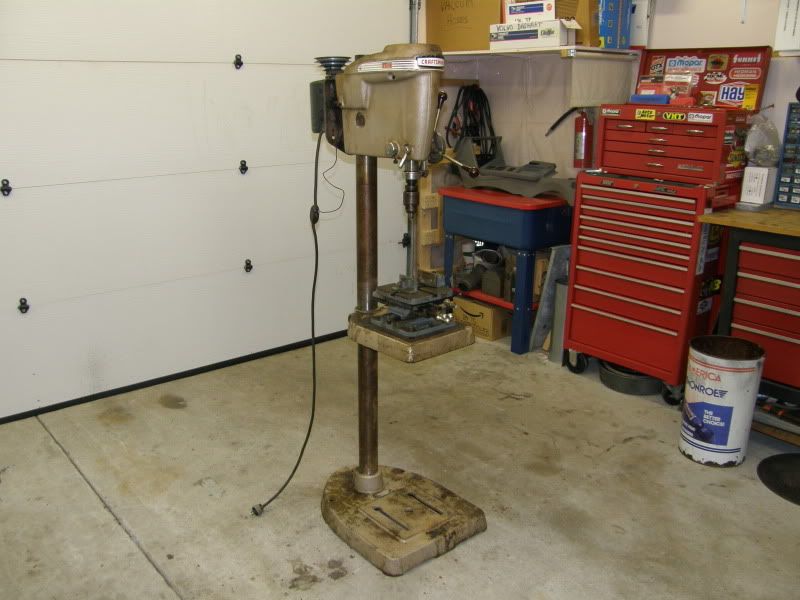 Auger drill adaptor, craftsman 150 drill press restoration